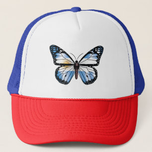Casquette Le drapeau argentin des papillons