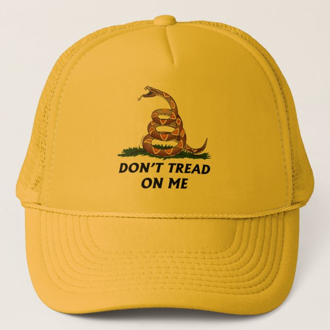 Casquette Le DRAPEAU de GADSDEN NE MARCHENT PAS SUR MOI le (Devant)