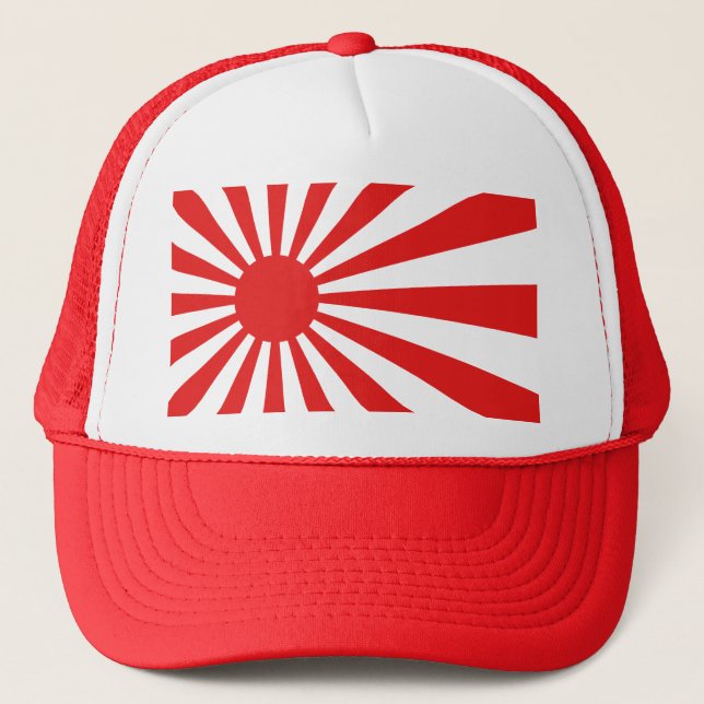 Casquette Le drapeau de Soleil Levant (Devant)