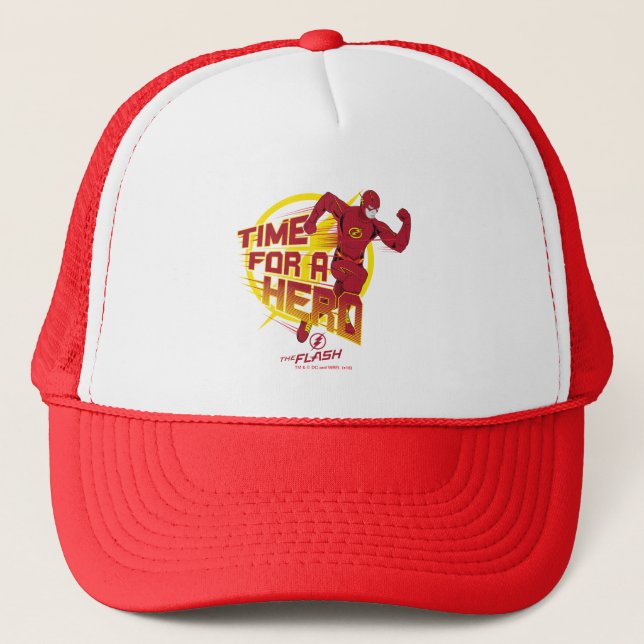 Casquette Le Flash | Graphique "Le Temps D'Un Héros" (Devant)