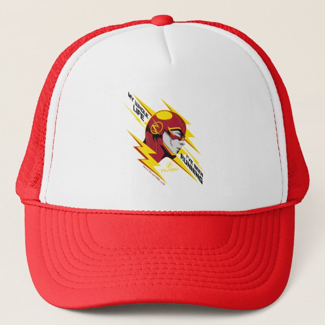 Casquette Le Flash | Toute ma vie j'ai couru (Devant)