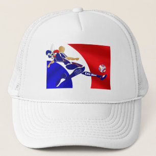 Casquette Le football de coupe du monde - drapeau français