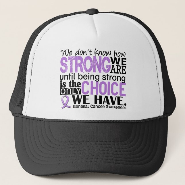 Casquette Le Général Cancer How Strong We sont (Devant)