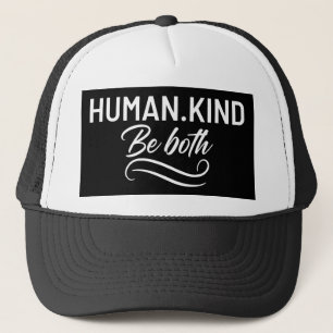 Casquette Le genre humain est double