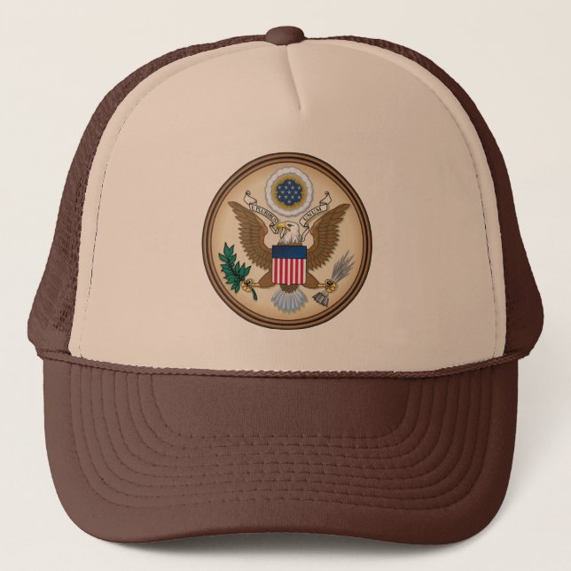 Casquette Le grand joint des Etats-Unis d'Amérique. (Devant)