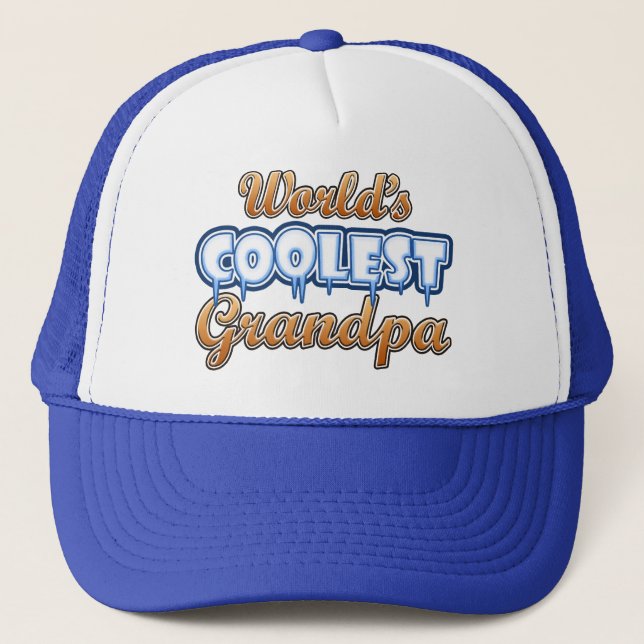 Casquette Le grand-papa le plus frais du monde (Devant)