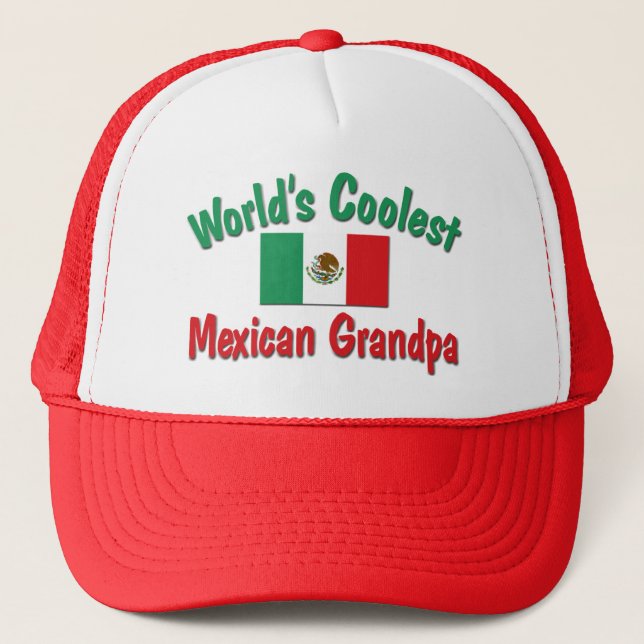 Casquette Le grand-papa mexicain le plus frais du monde (Devant)