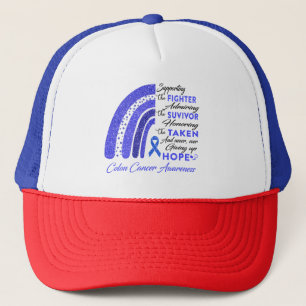 Casquette Le guerrier du cancer du côlon soutient le combatt