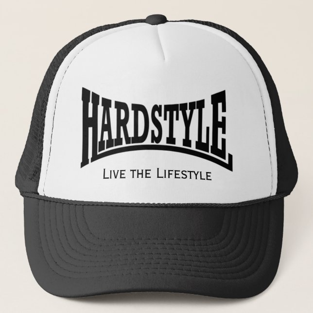 Casquette le hardstyle, vivent le mode de vie (Devant)