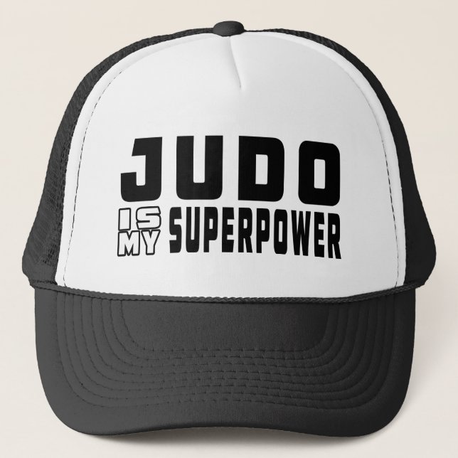 Casquette Le judo est la ma superpuissance (Devant)