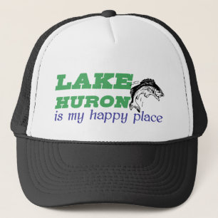 Casquette Le lac Huron est mon endroit heureux