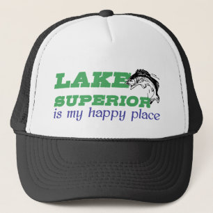 Casquette Le lac Supérieur est mon endroit heureux