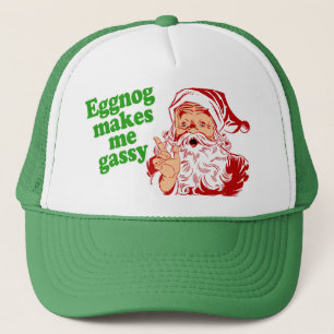 Casquette Le lait de poule fait le pet de Père Noël