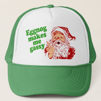 Casquette Le lait de poule fait le pet de Père Noël