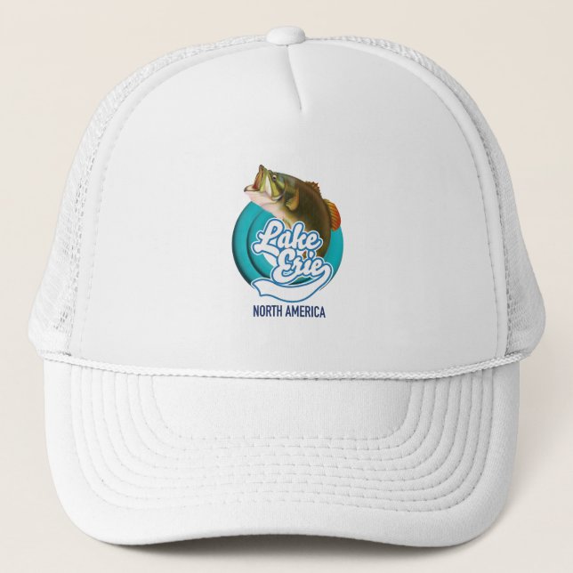 Casquette Le logo de pêche du lac Érié Amérique du Nord (Devant)