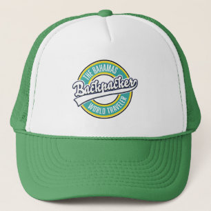 Casquette Le logo rétro du voyageur du monde des Bahamas Bac