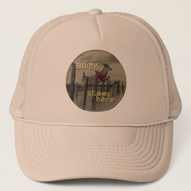 Casquette Le mâle s'arrête ici (Devant)
