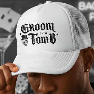 Casquette Le marié jusqu'à la tombe Enterrement de vie de ga