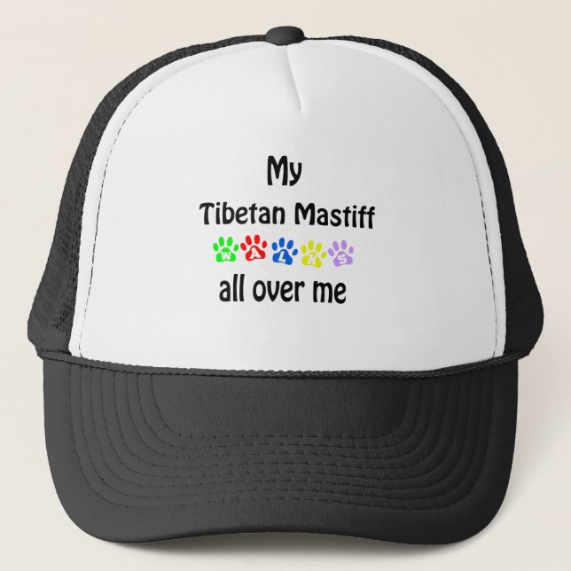 Casquette Le Mastiff Tibétain marche design (Devant)