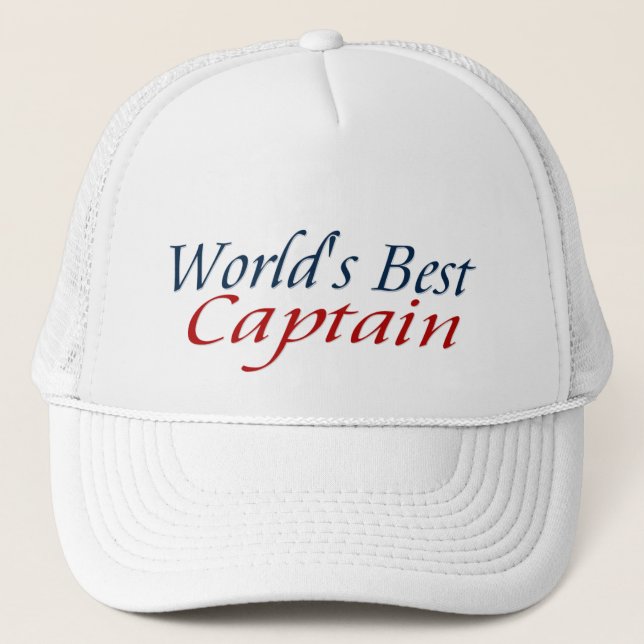 Casquette Le meilleur capitaine des mondes (Devant)