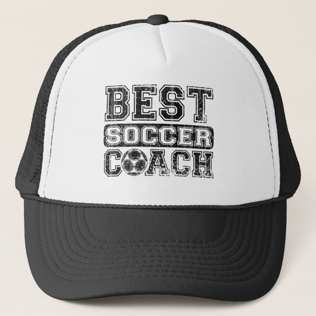 Casquette Le meilleur entraîneur du football (Devant)