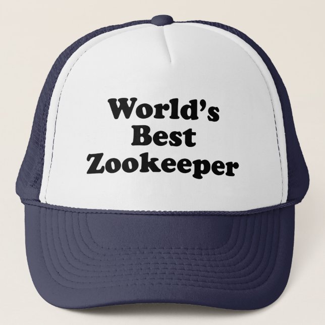 Casquette Le meilleur gardien du zoo du monde (Devant)