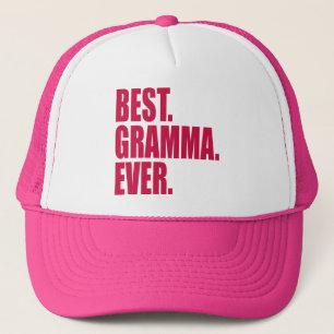 Casquette Le meilleur. Gramma. Jamais.(rose)