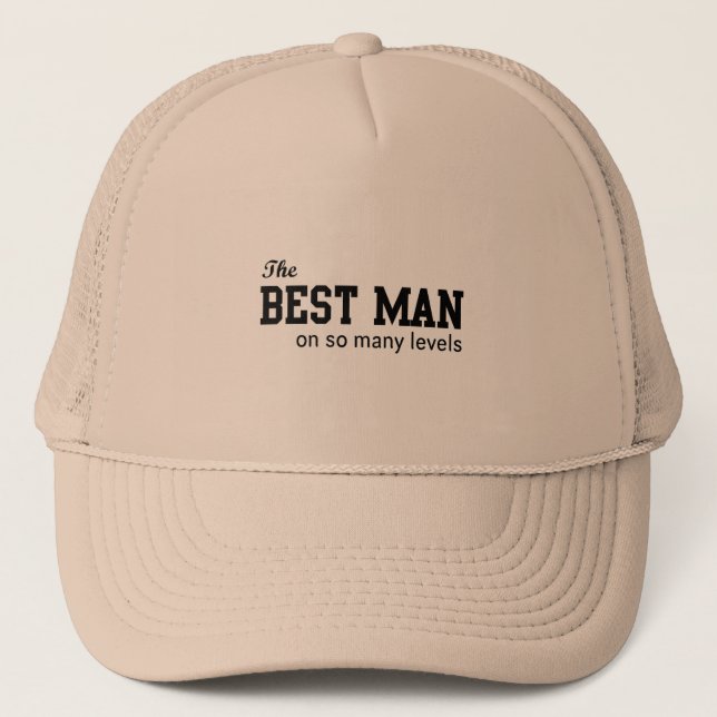 Casquette Le Meilleur Homme À Tant De Niveaux (Devant)