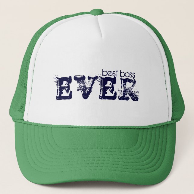 Casquette le meilleur patron, JAMAIS (Devant)