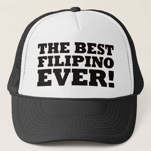Casquette Le meilleur Philippin jamais (Devant)
