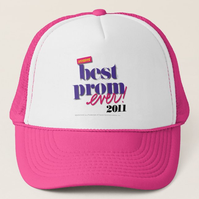 Casquette Le meilleur pourpre de bal d'étudiants jamais - (Devant)