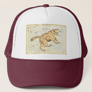 Casquette Le miroir d'Urania, carte céleste d'astronomie vin