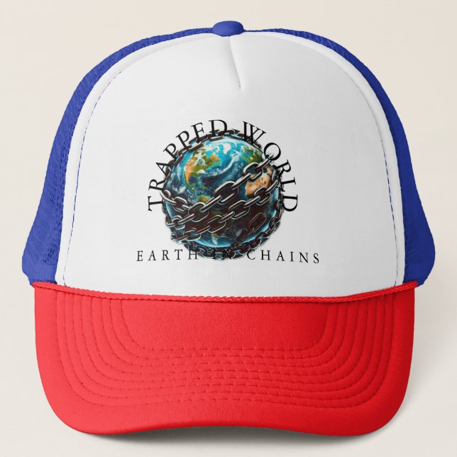 Casquette Le monde piégé (Devant)