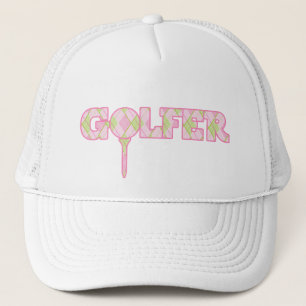 Casquette Le motif de Madame Golfer Argyle a dénommé le