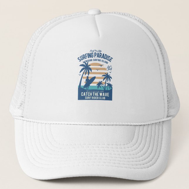 Casquette Le paradis du surf (Devant)