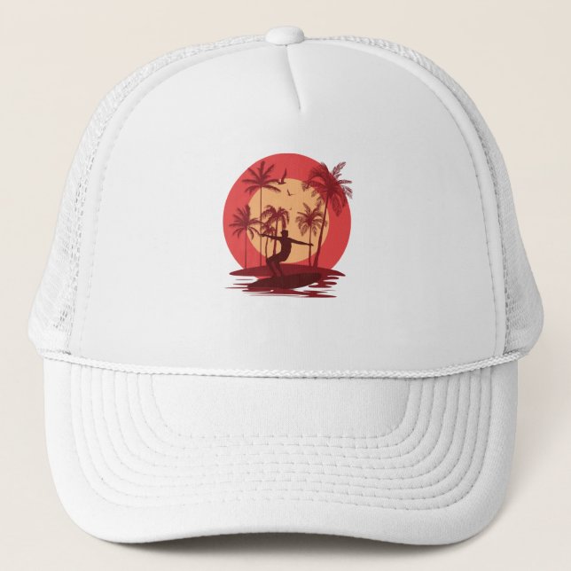 Casquette Le paradis du surf (Devant)