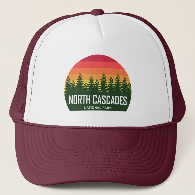 Casquette Le Parc national de North Cascades (Devant)