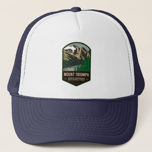 Casquette Le parc national du Mont Triump North Cascades (Devant)