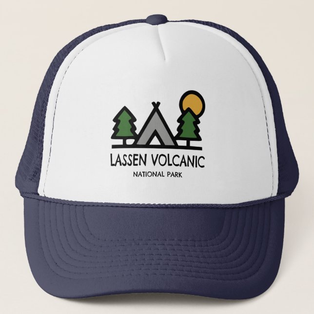Casquette Le Parc national volcanique de Lassen (Devant)