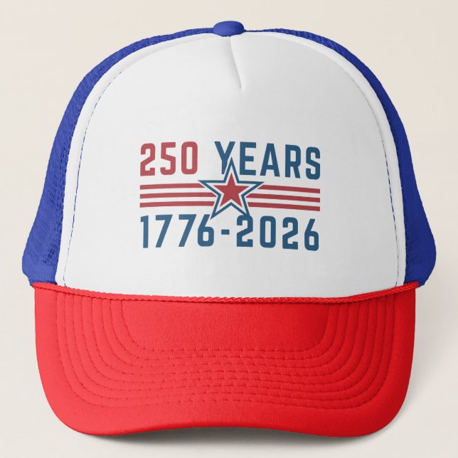 Casquette Le pays patriote | Chapeau de camion de 250 ans (Devant)