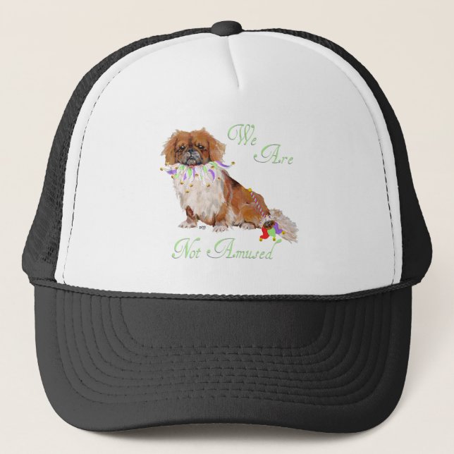 Casquette Le pékinois n'est pas amusé (Devant)