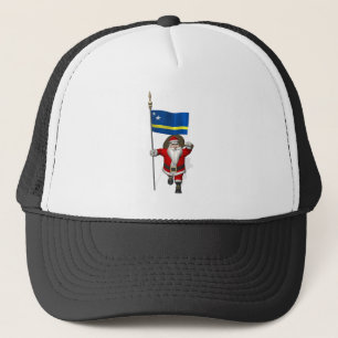 Casquette Le Père Noël Avec L'Ensigne De Curaçao