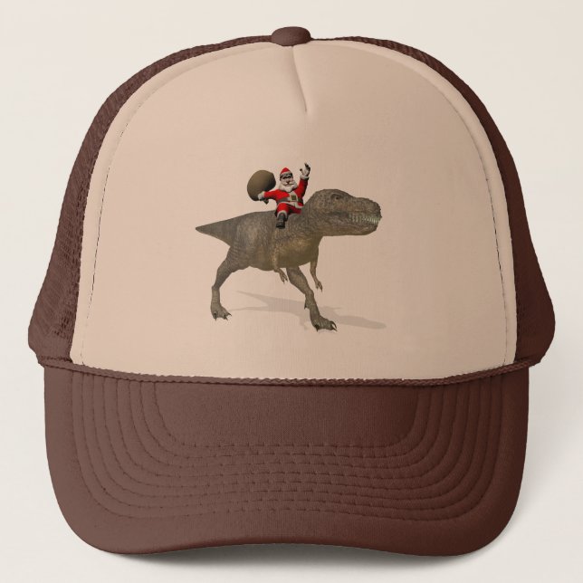 Casquette Le Père Noël En Train De Circuler Sur Trex (Devant)