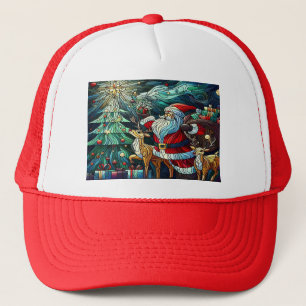 Casquette Le Père Noël et ses dons de porteurs de rennes