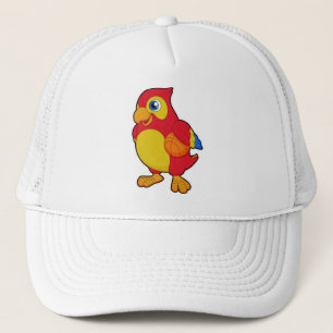 Casquette Le perroquet dans les sports de basket