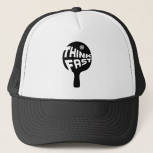 Casquette Le ping-pong pensent rapidement