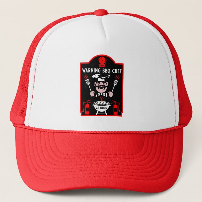 Casquette Le pire barbecue cuisinier au monde (Devant)
