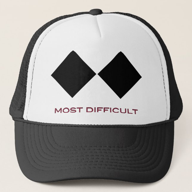 Casquette Le plus difficile (Devant)