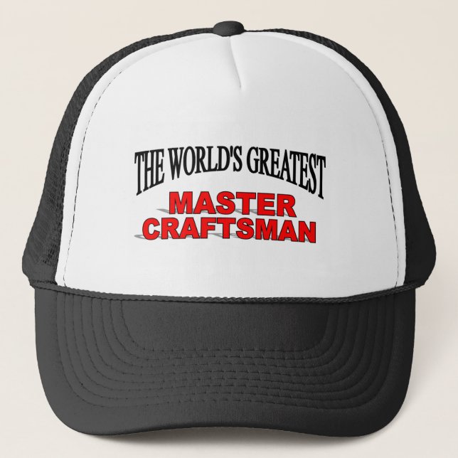 Casquette Le plus grand artisan principal du monde (Devant)