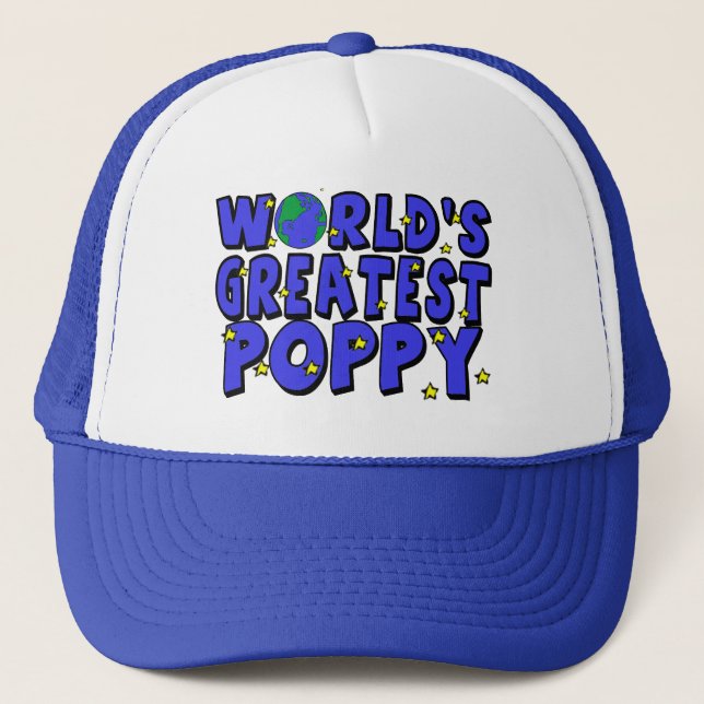 Casquette Le plus grand coquelicot du monde (Devant)